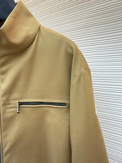 Logo Patch Zip Jacket