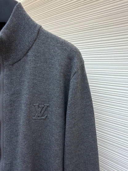 LV Logo Cashmere Crewneck Sweater