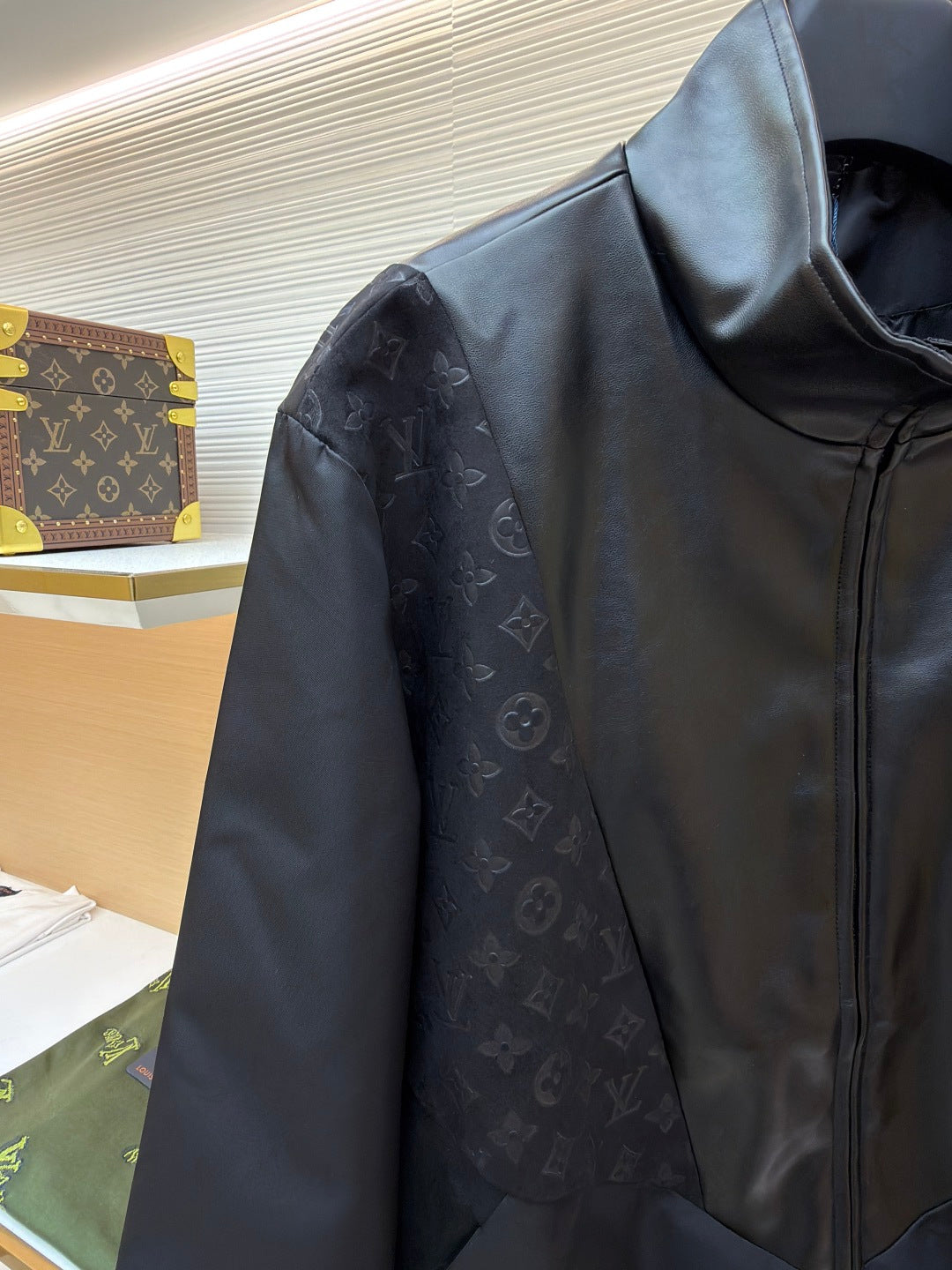 Monogram Leather Jacket
