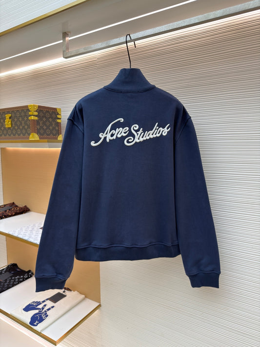 Embroidered Zip Jacket
