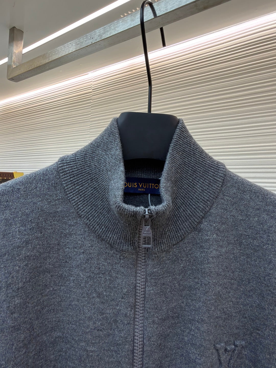 LV Logo Cashmere Crewneck Sweater