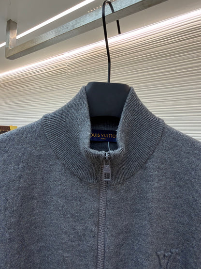 LV Logo Cashmere Crewneck Sweater