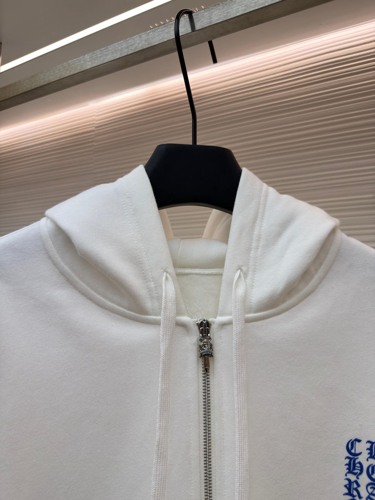 Gothic Logo Zip-Up Hoodie