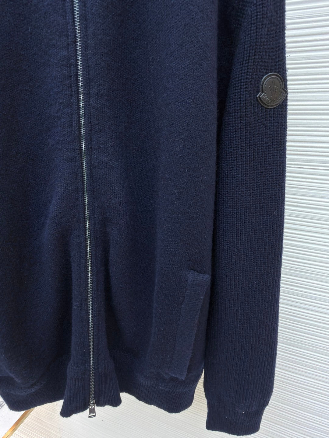 Logo Patch Knit Cardigan