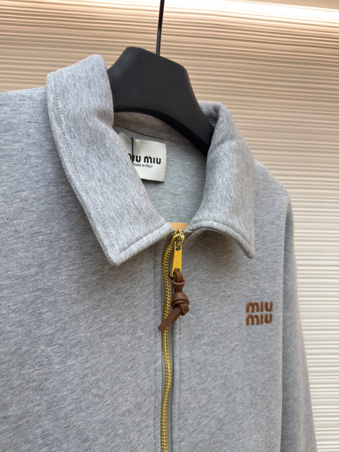 Embroidered Zip Jacket