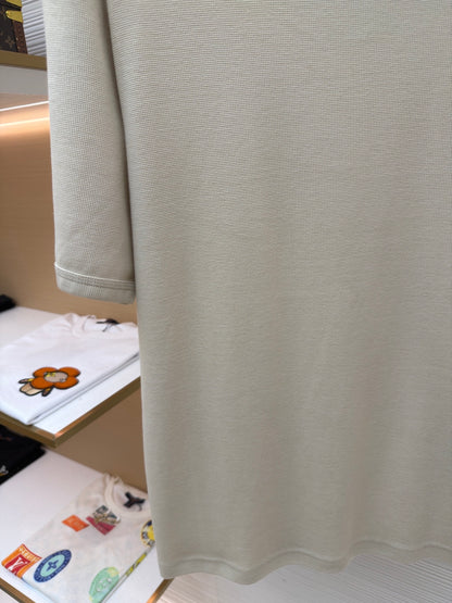Waffle-Knit T-Shirt
