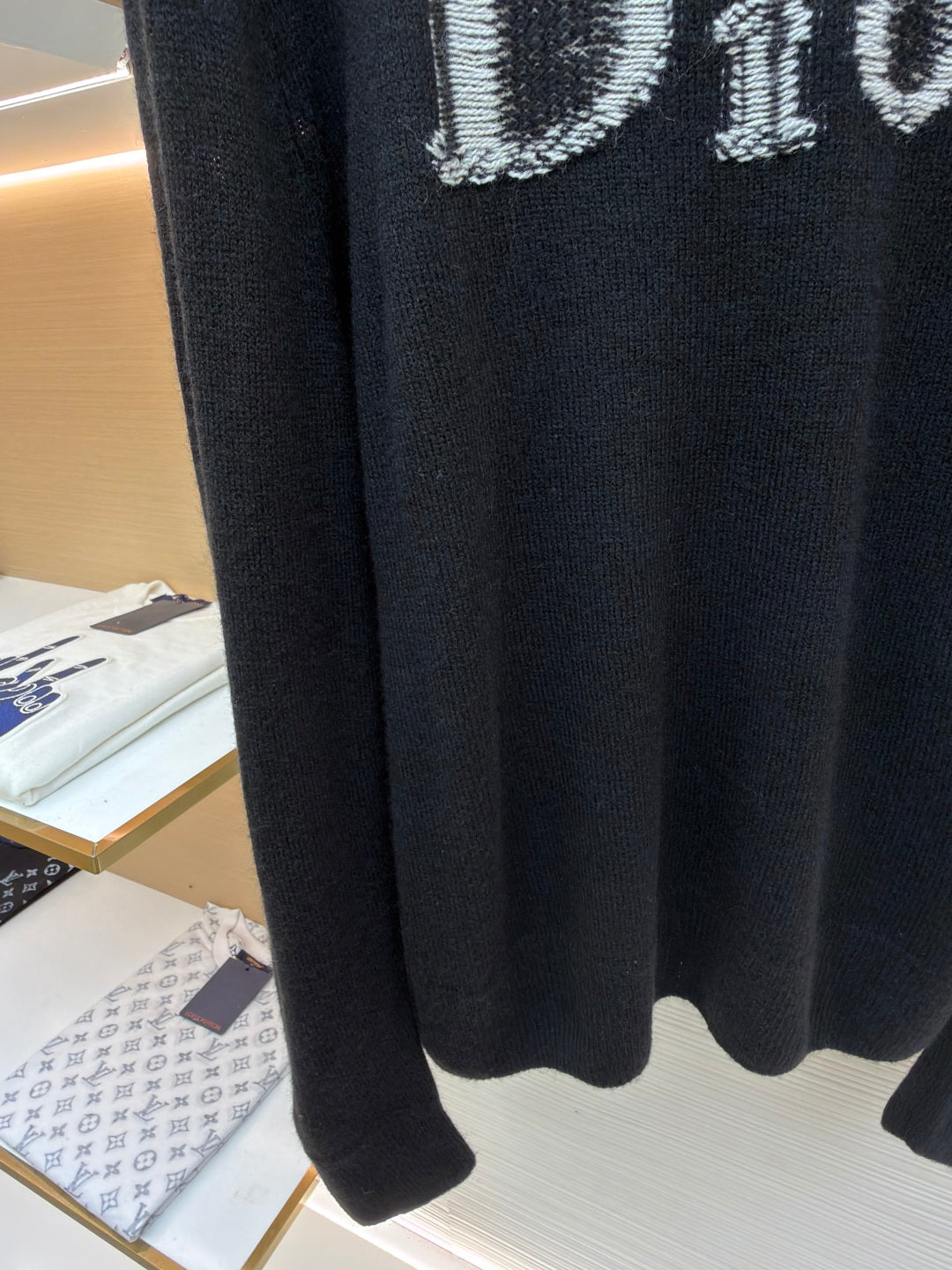 CD Logo Cashmere Crewneck Sweater
