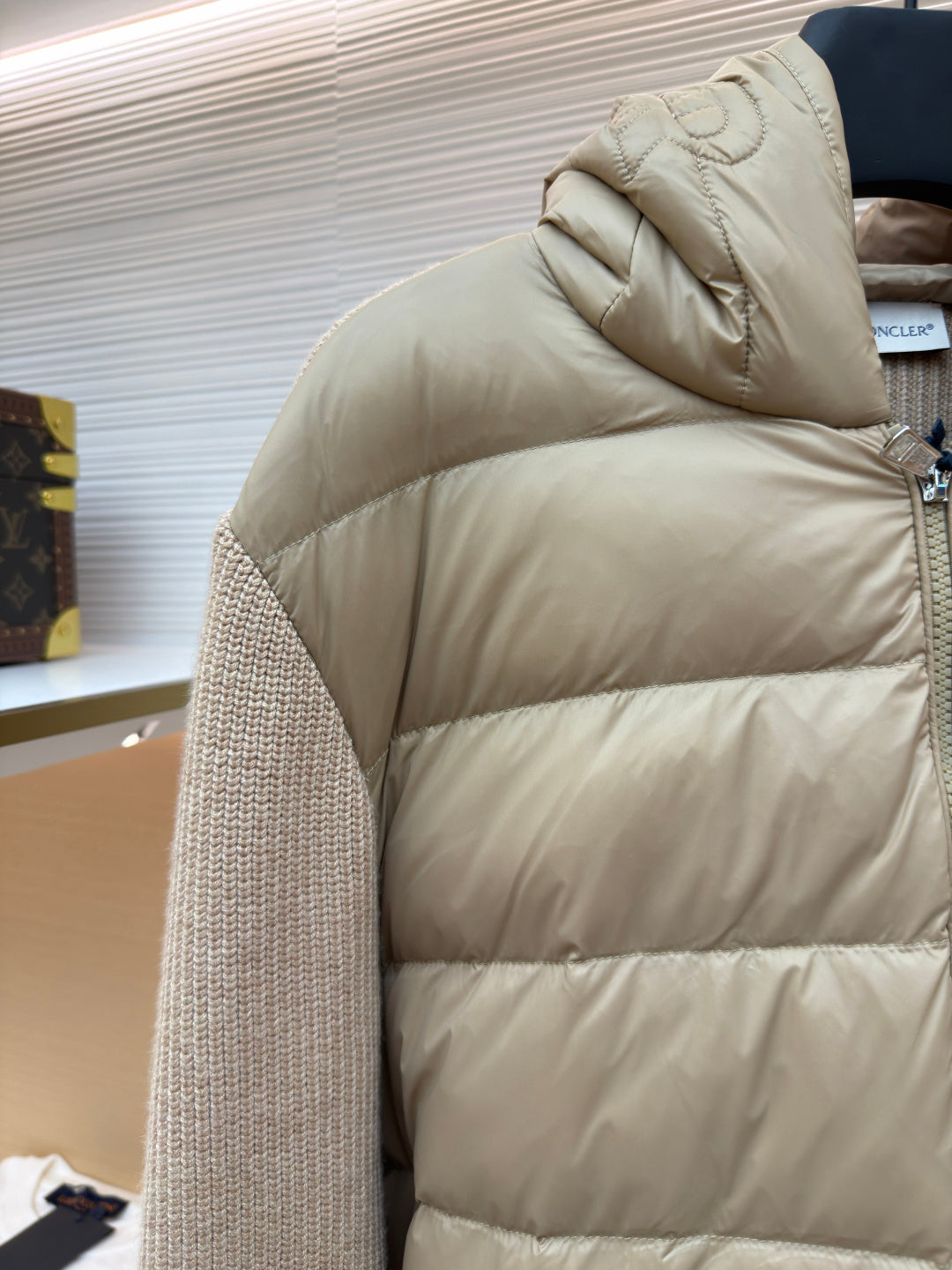 Embroidered Down Jacket