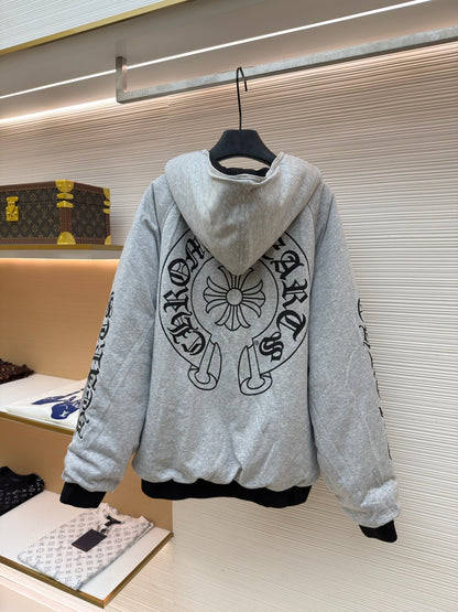 Horseshoe Hooded Down Jacket