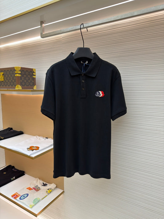 Logo Patch Polo Shirt