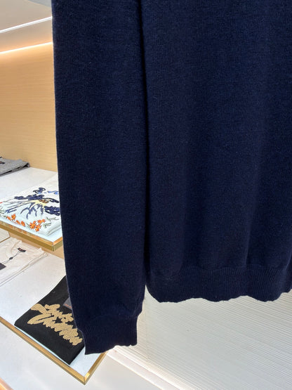Embroidered Crewneck Sweater