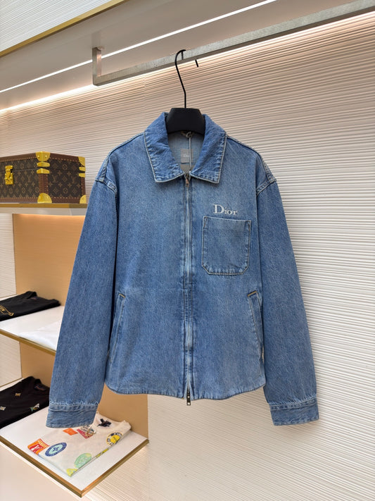 Embroidered Denim Jacket