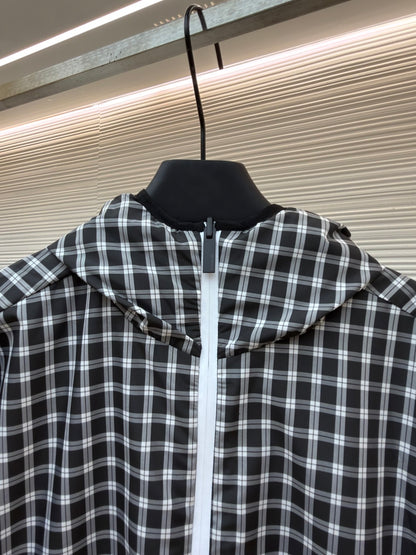 Logo Patch Hooded Jacket