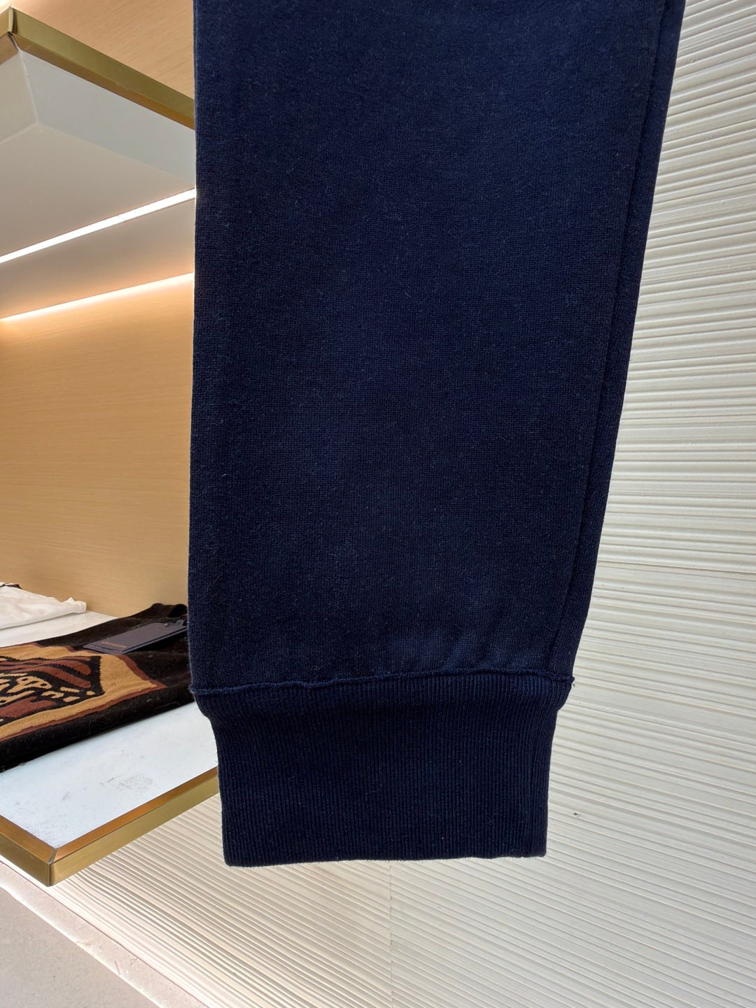 Oblique Cashmere Trousers