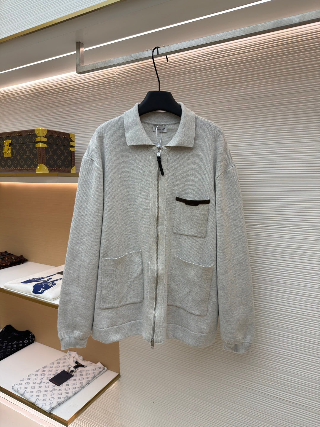 Logo Patch Zip Jacket