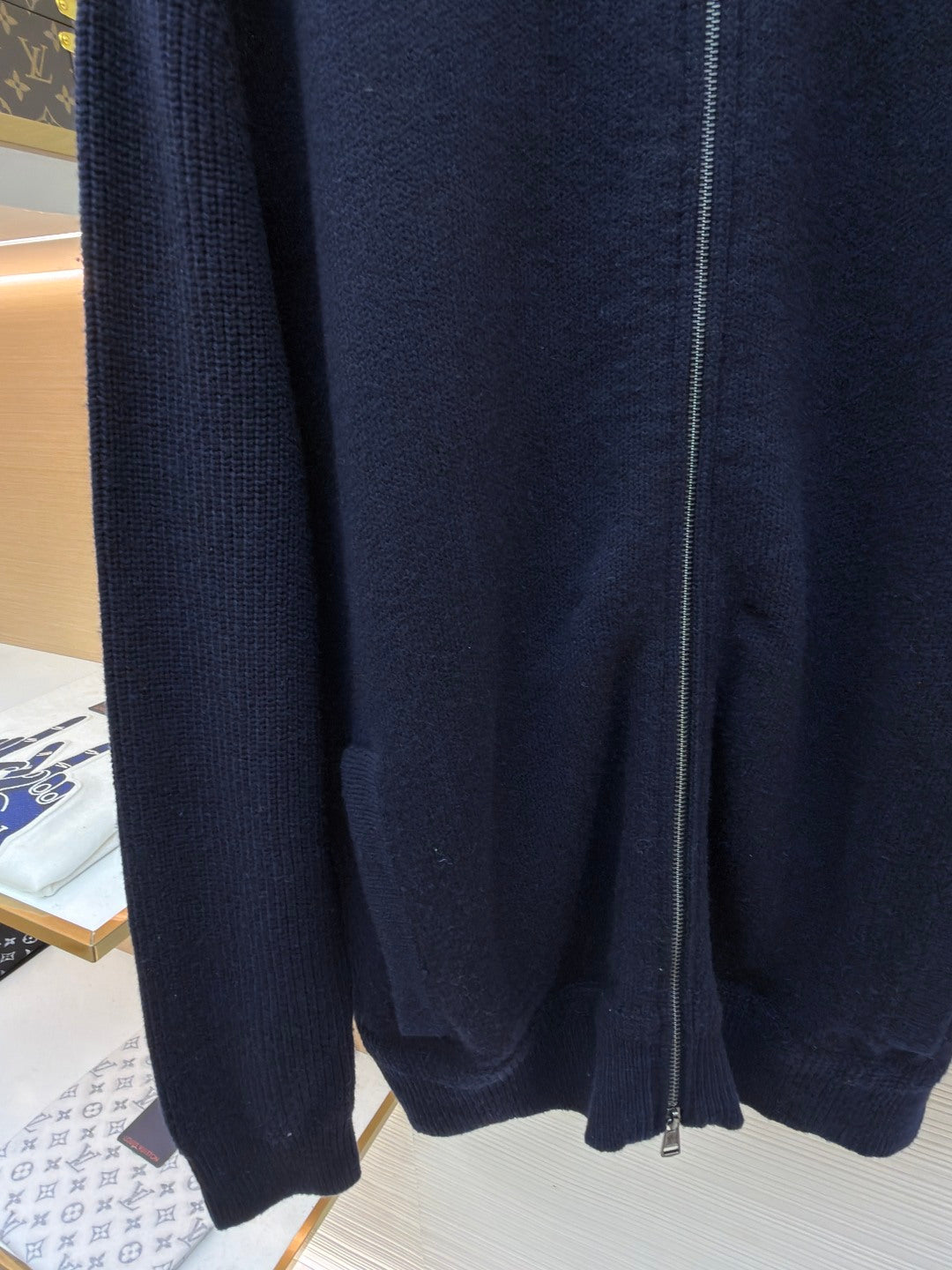 Logo Patch Knit Cardigan