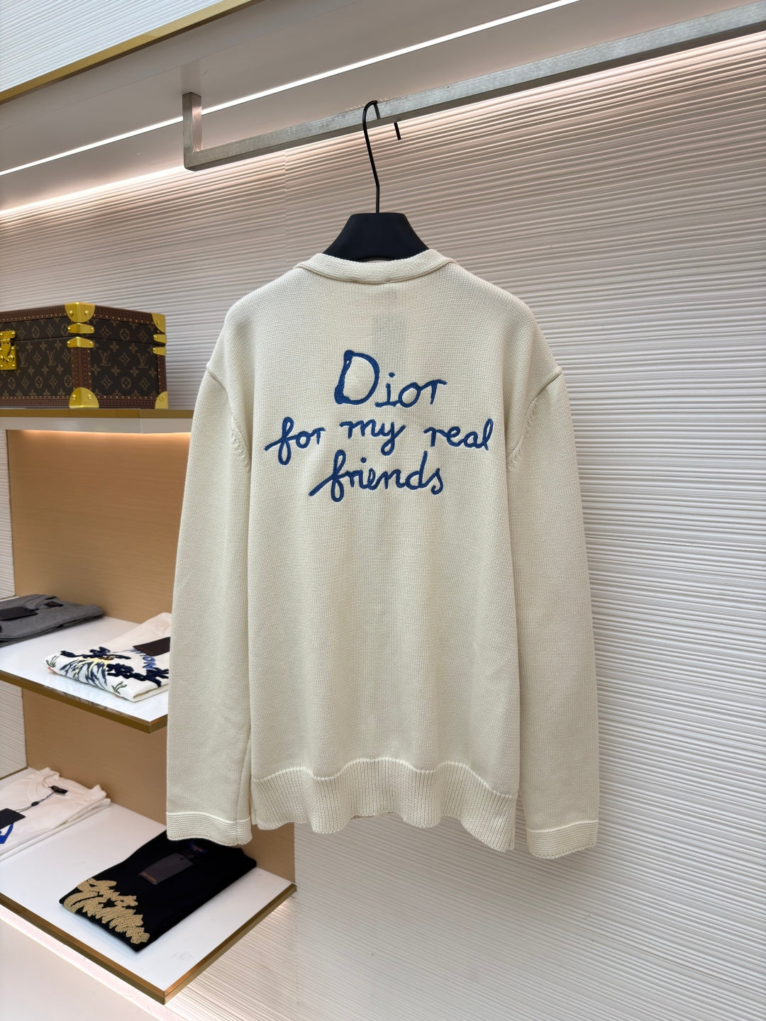 Embroidered Knit Cardigan