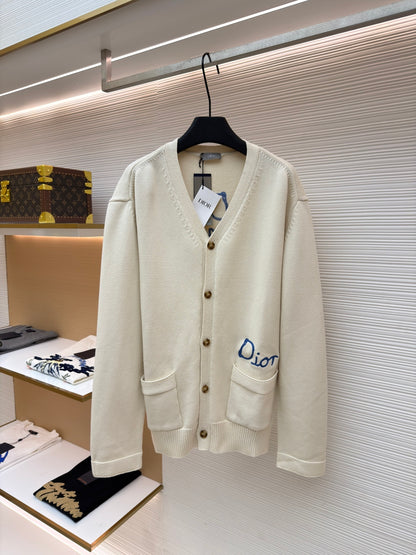 Embroidered Knit Cardigan