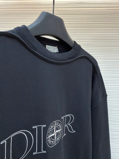 Embroidered Crewneck Sweatshirt