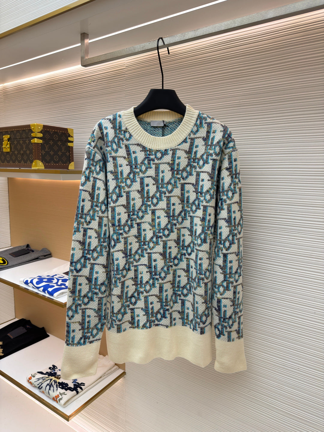Oblique Crewneck Sweater