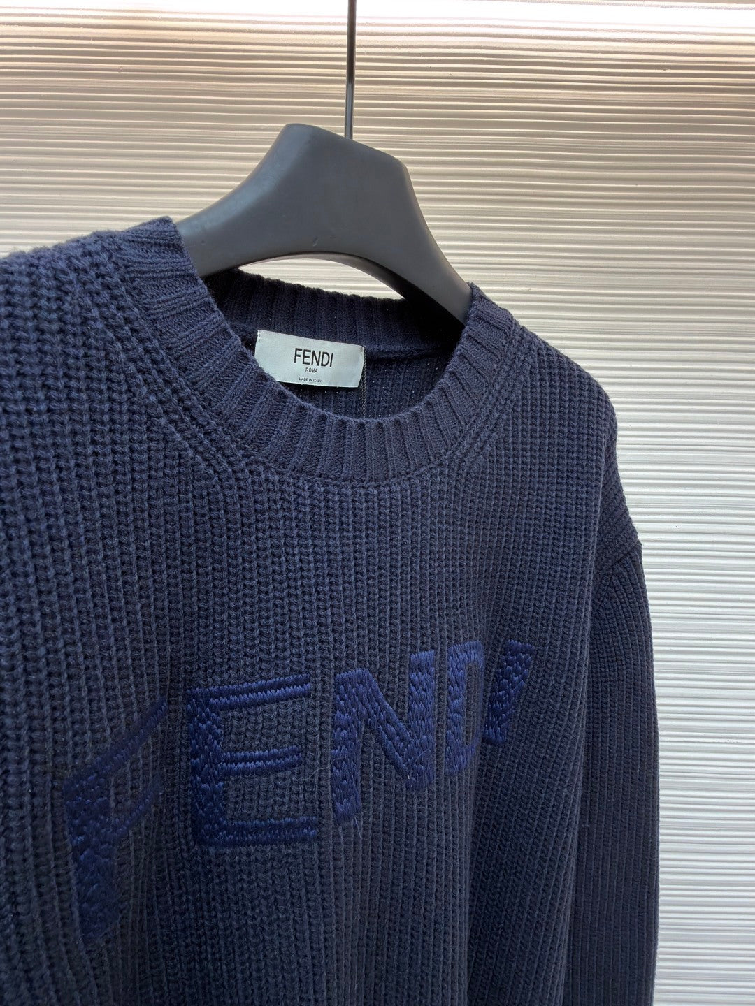 Logo Wool Crewneck Sweater