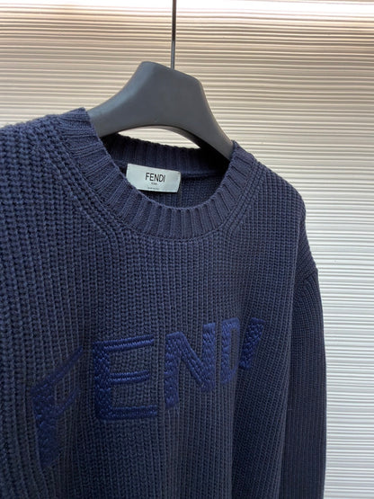 Logo Wool Crewneck Sweater