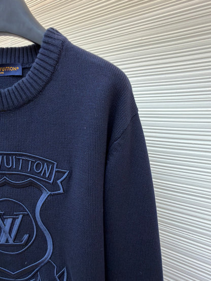 LV Logo Crewneck Sweater