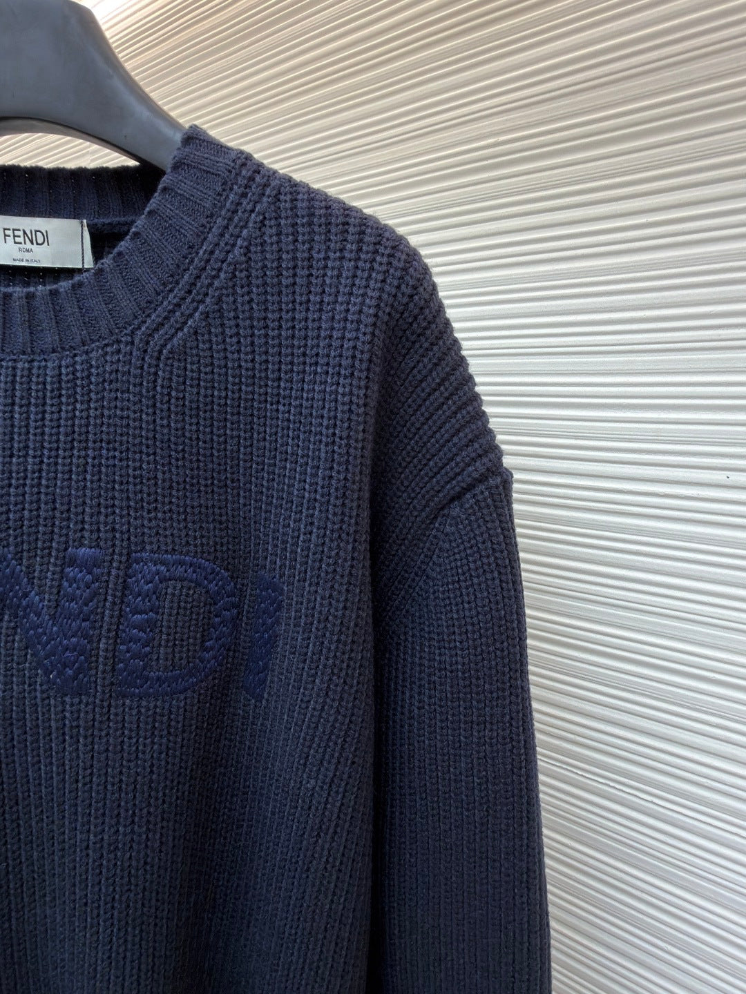 Logo Wool Crewneck Sweater