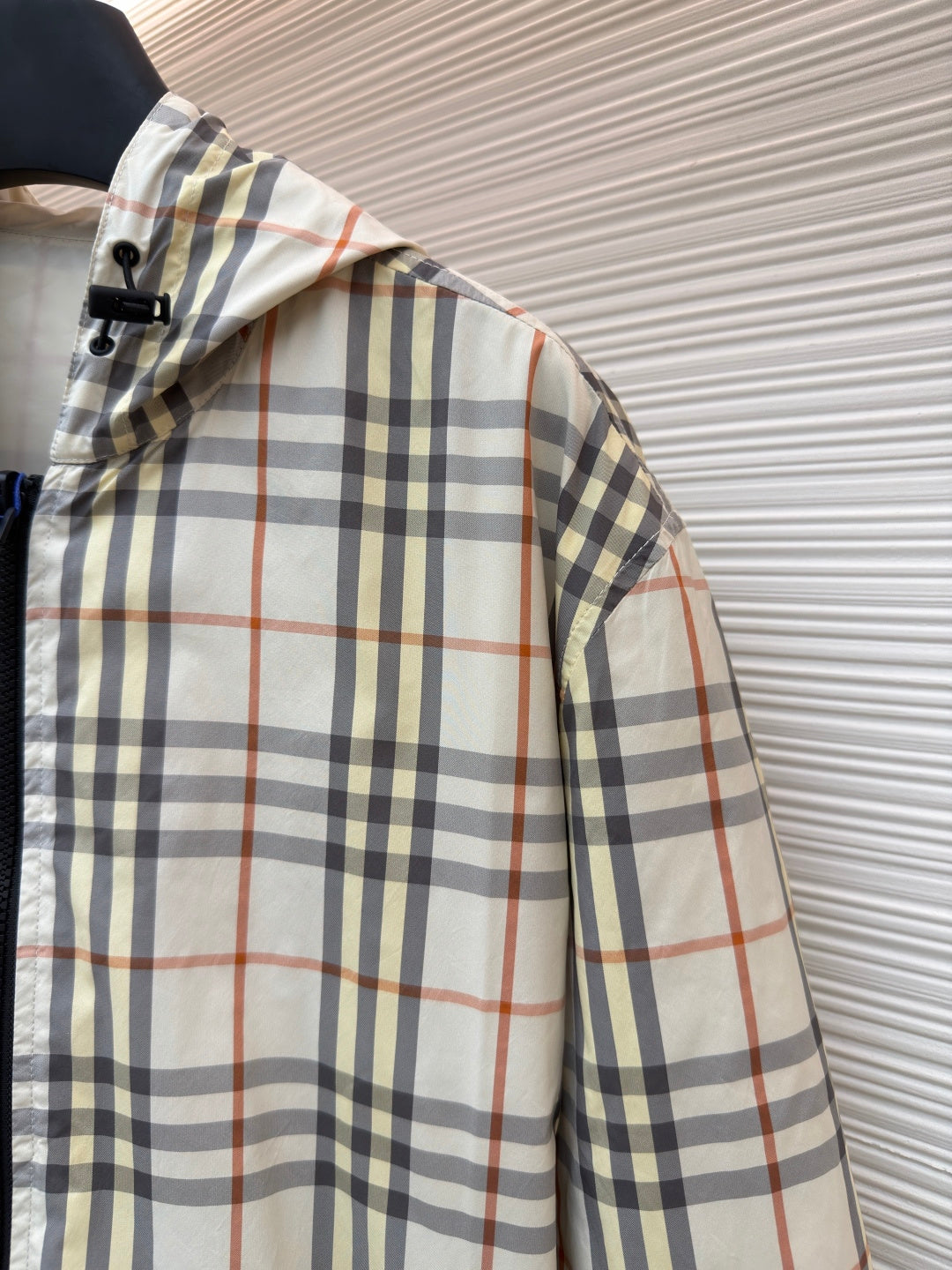 Vintage Check Hooded Jacket