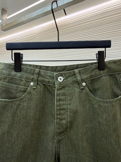 Washed Denim Shorts