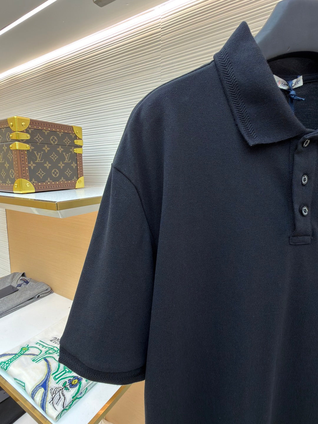 Logo Patch Polo Shirt