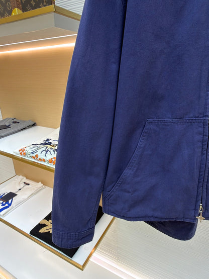 Embroidered Zip Jacket