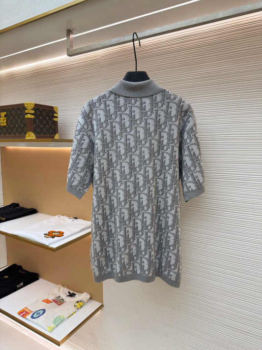 CD Logo Knit Polo