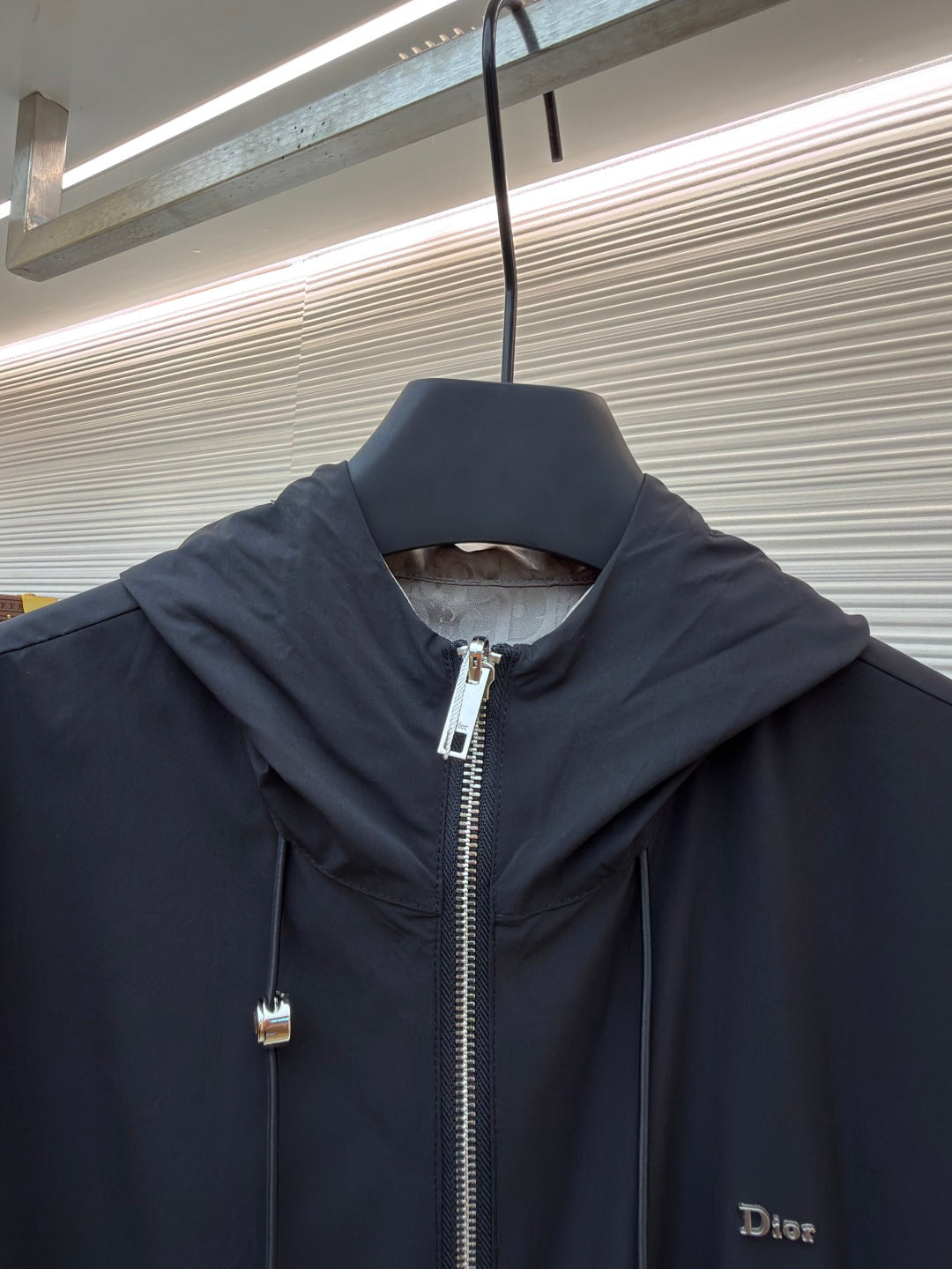 Oblique Hooded Jacket