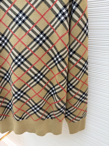 Vintage Check Crewneck Sweater