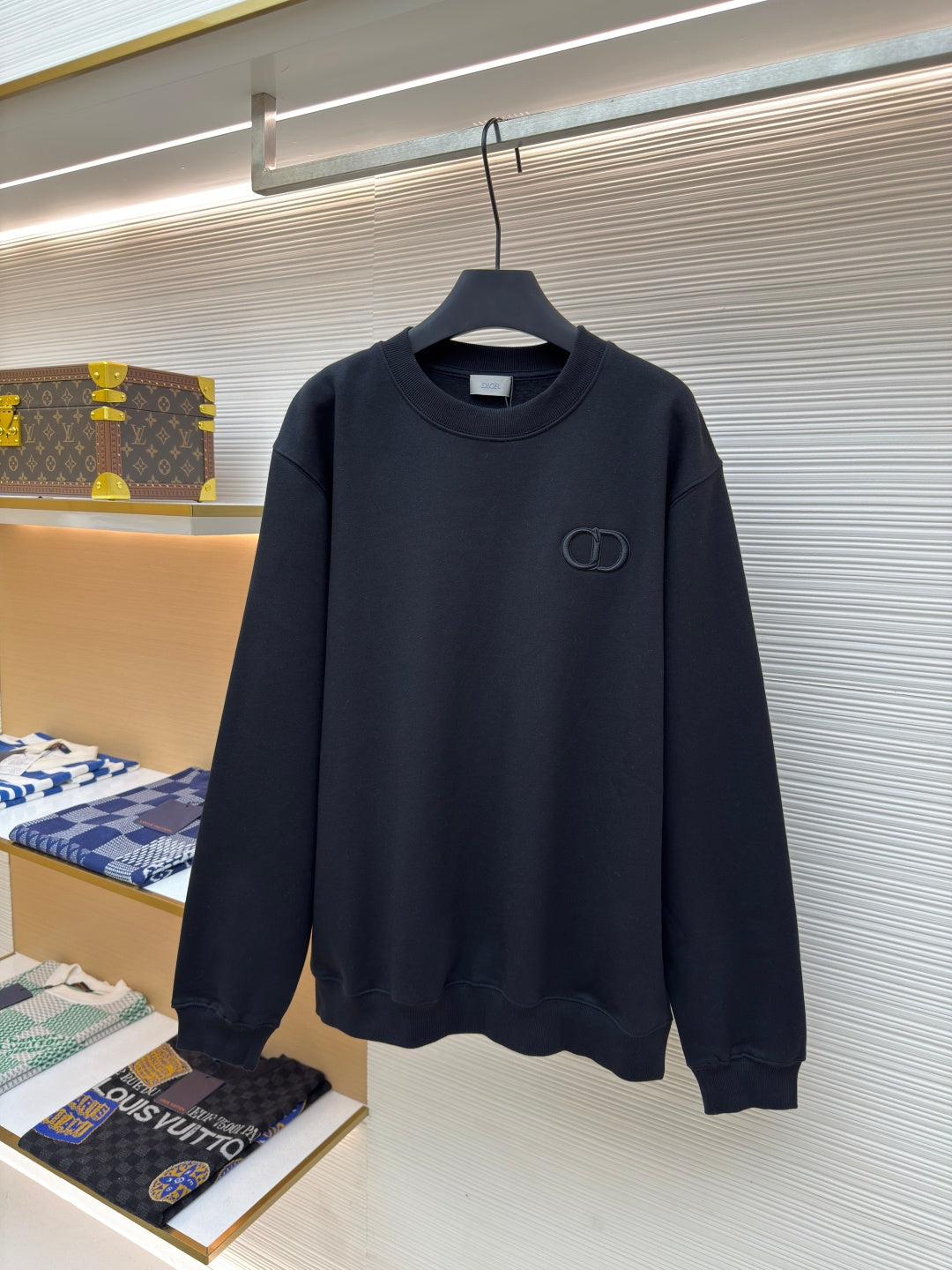 Embroidered Crewneck Sweatshirt