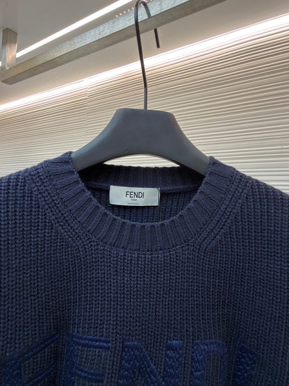 Logo Wool Crewneck Sweater