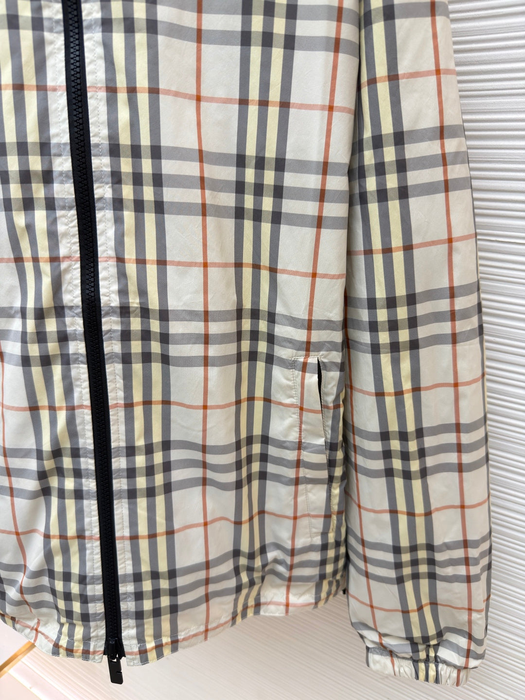 Vintage Check Hooded Jacket
