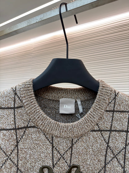 Cannage Wool Crewneck Sweater