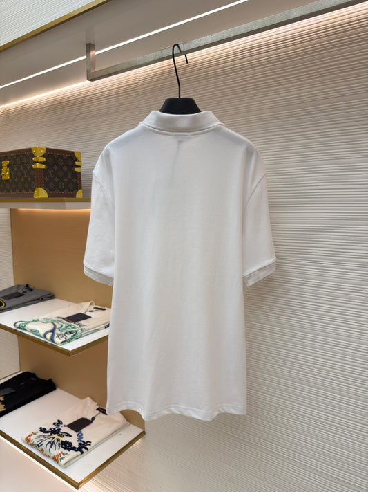 Logo Patch Polo Shirt