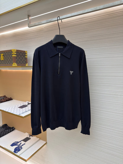 Embroidered Longsleeve Polo