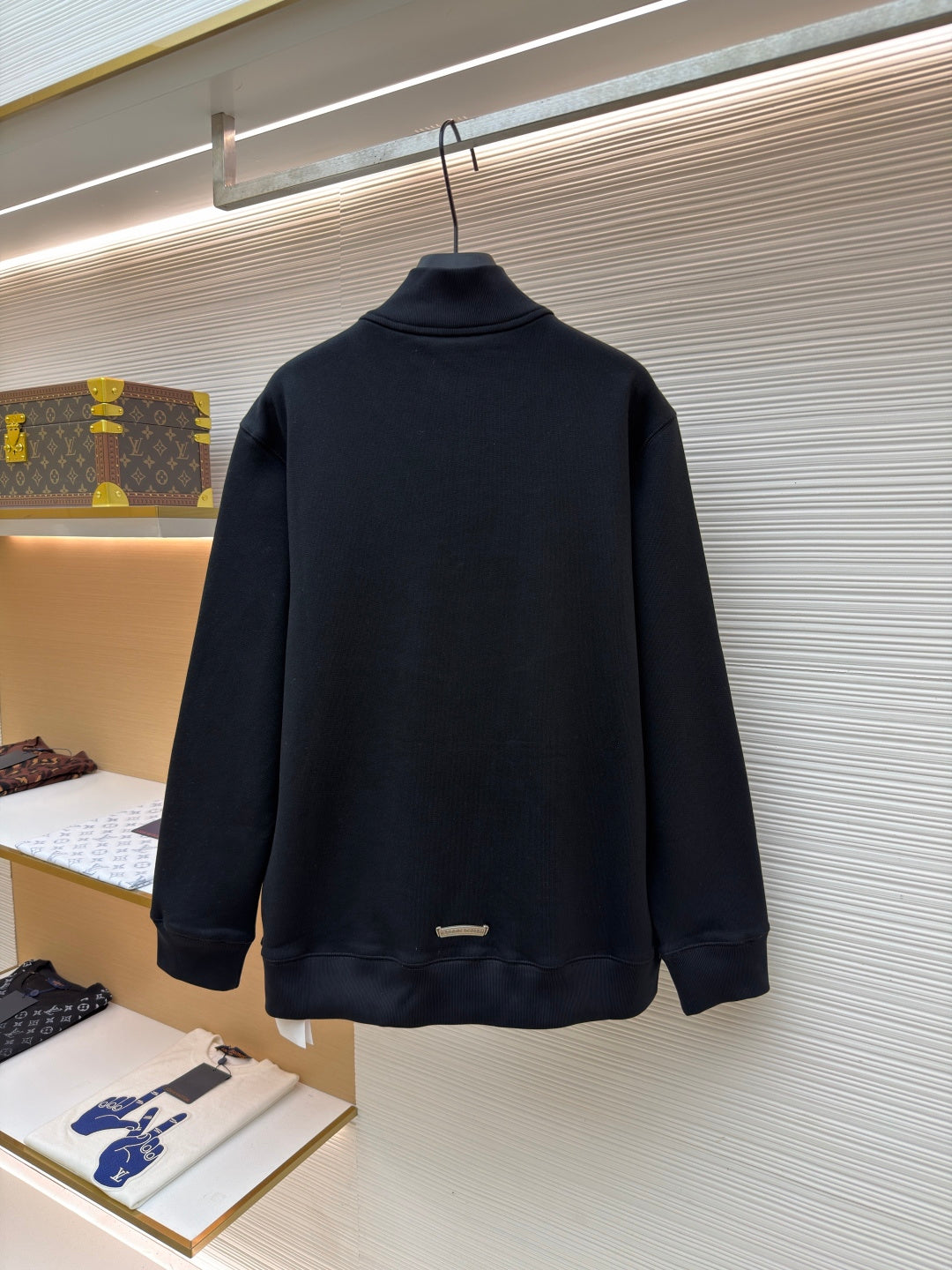 Cross Patch Half-Zip Sweatshirt