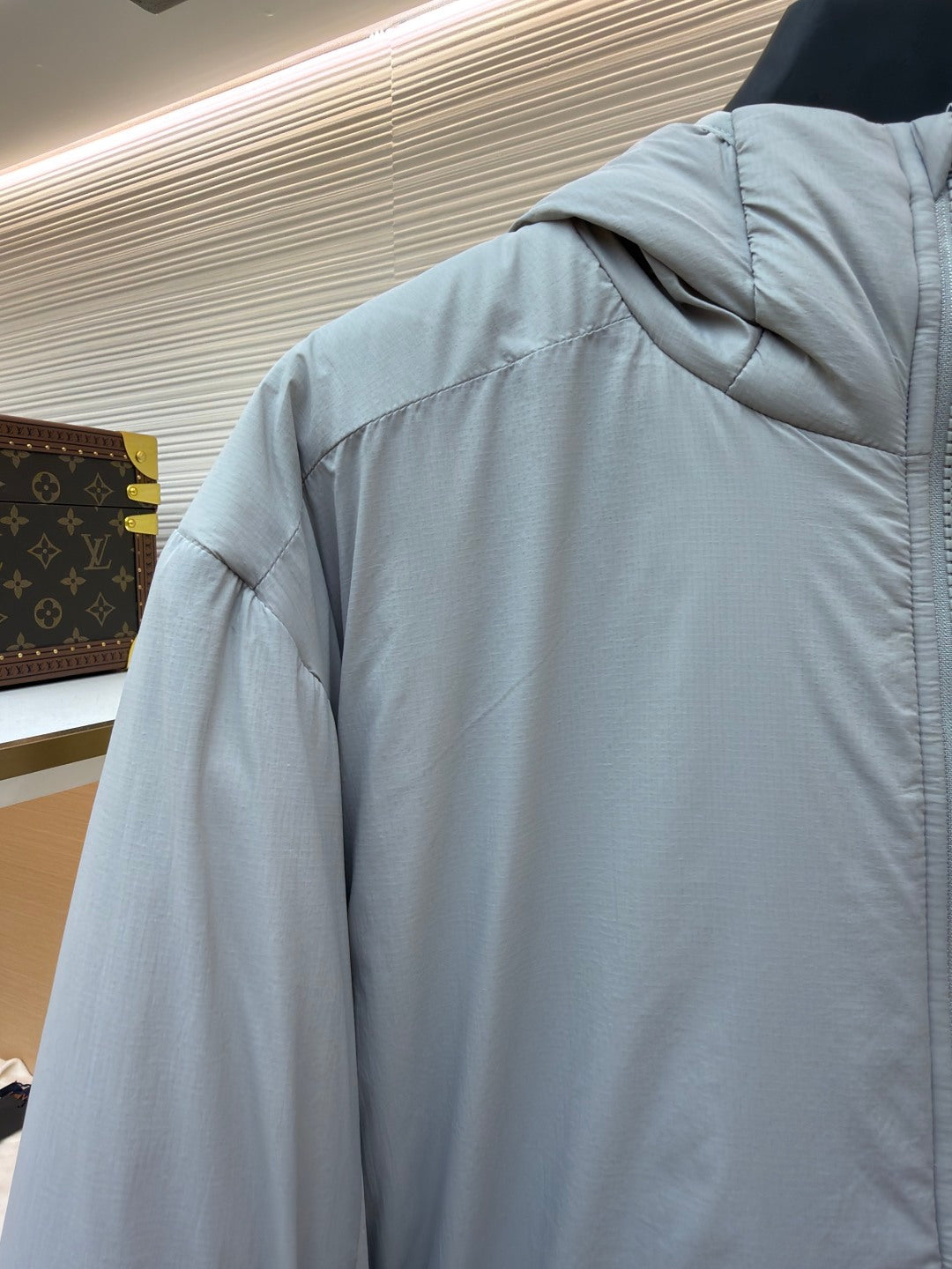 Embroidered Down Jacket