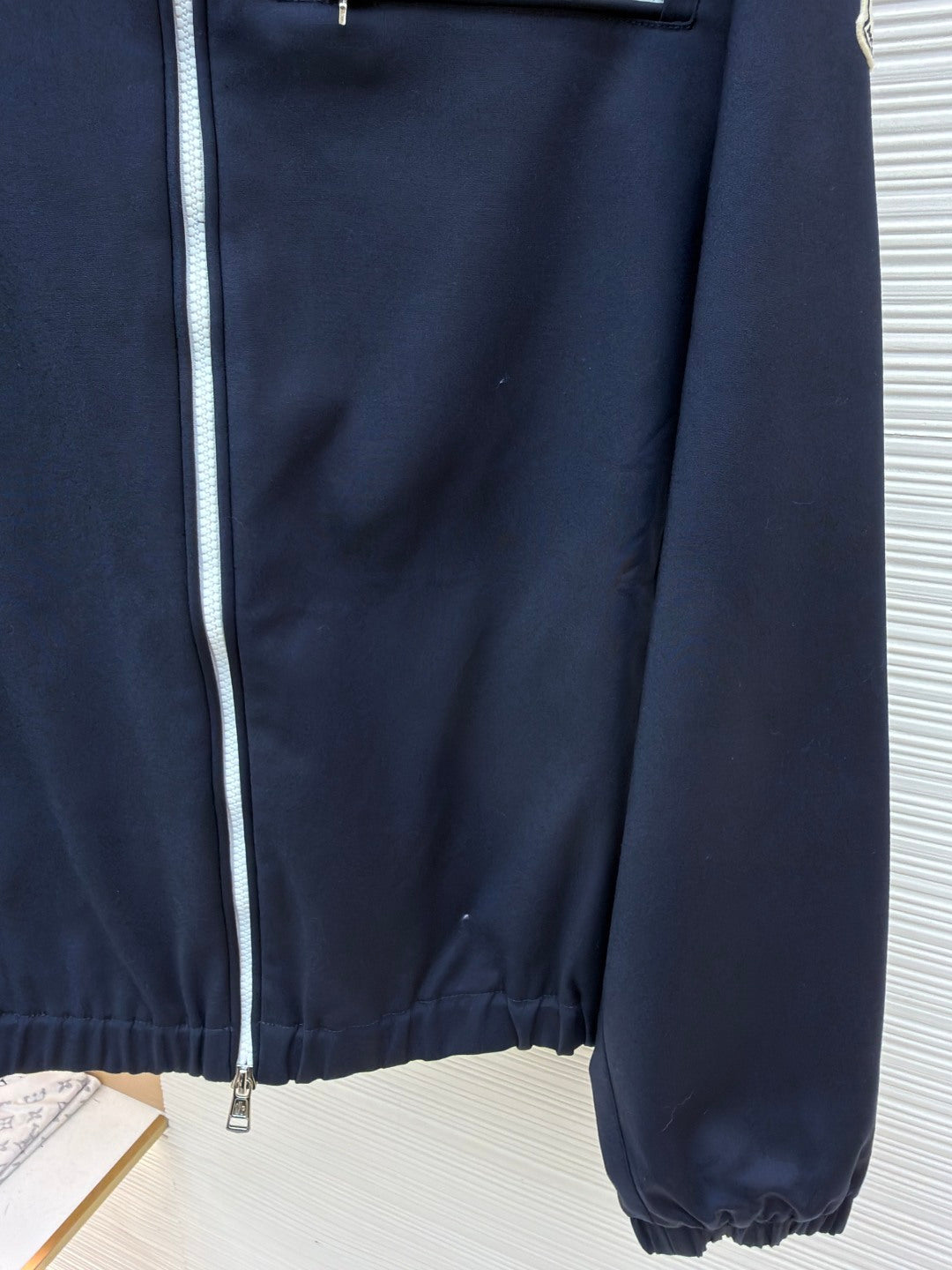 Logo Patch Zip Jacket