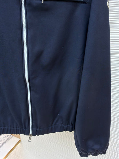Logo Patch Zip Jacket