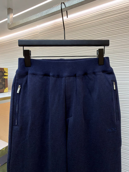 Oblique Cashmere Trousers