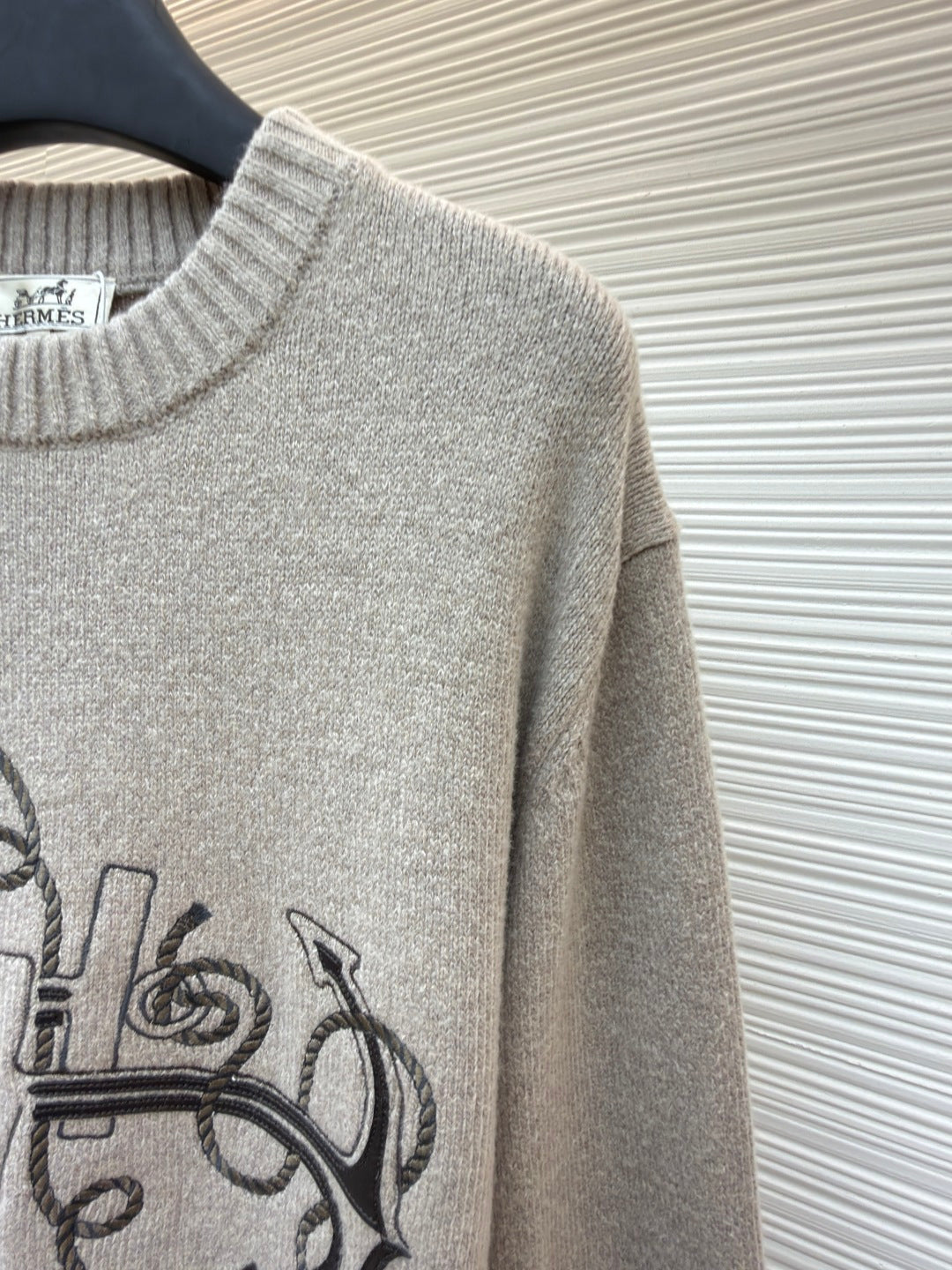 Embroidered Crewneck Sweater