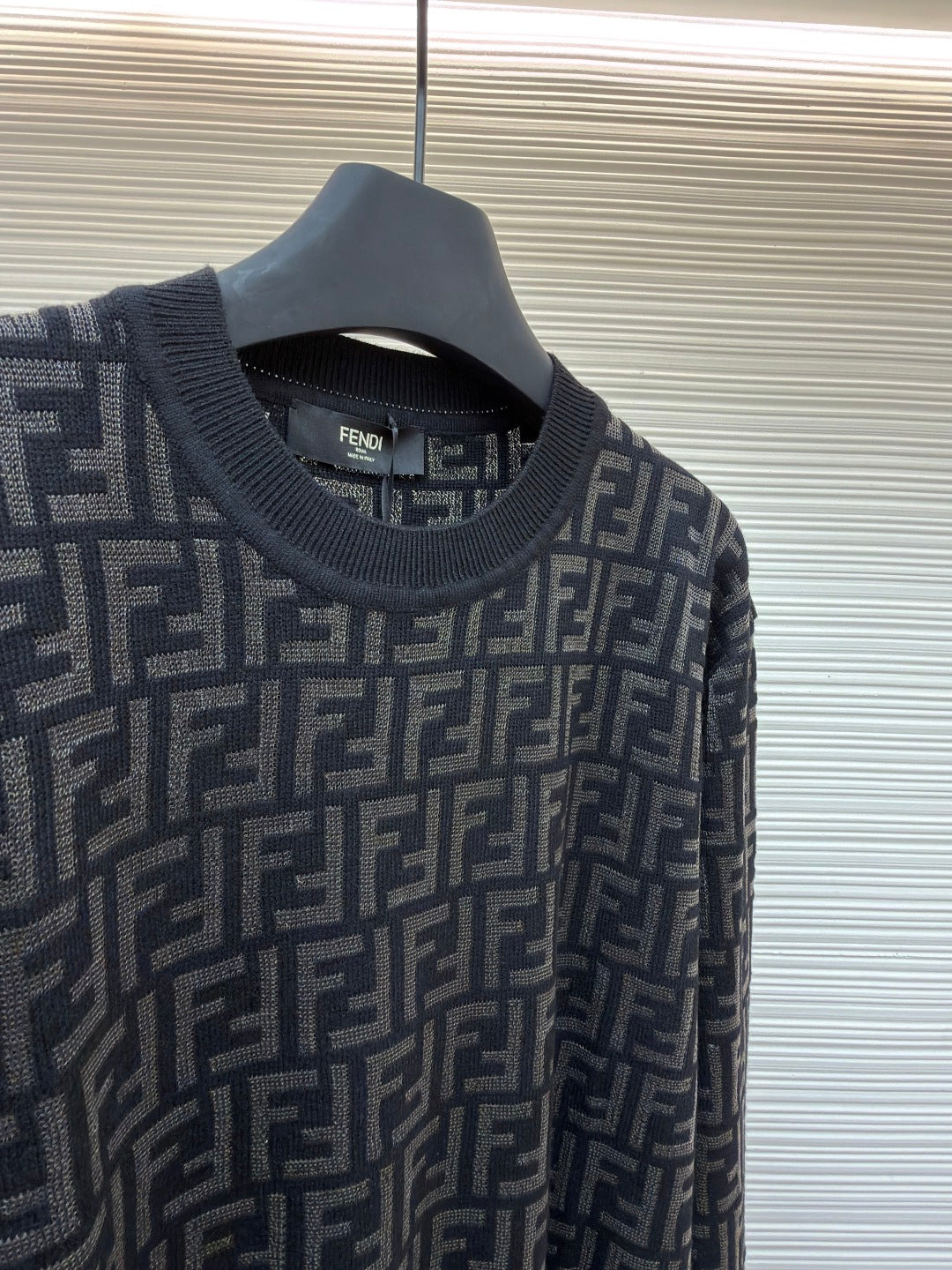 FF Motif Crewneck Sweater