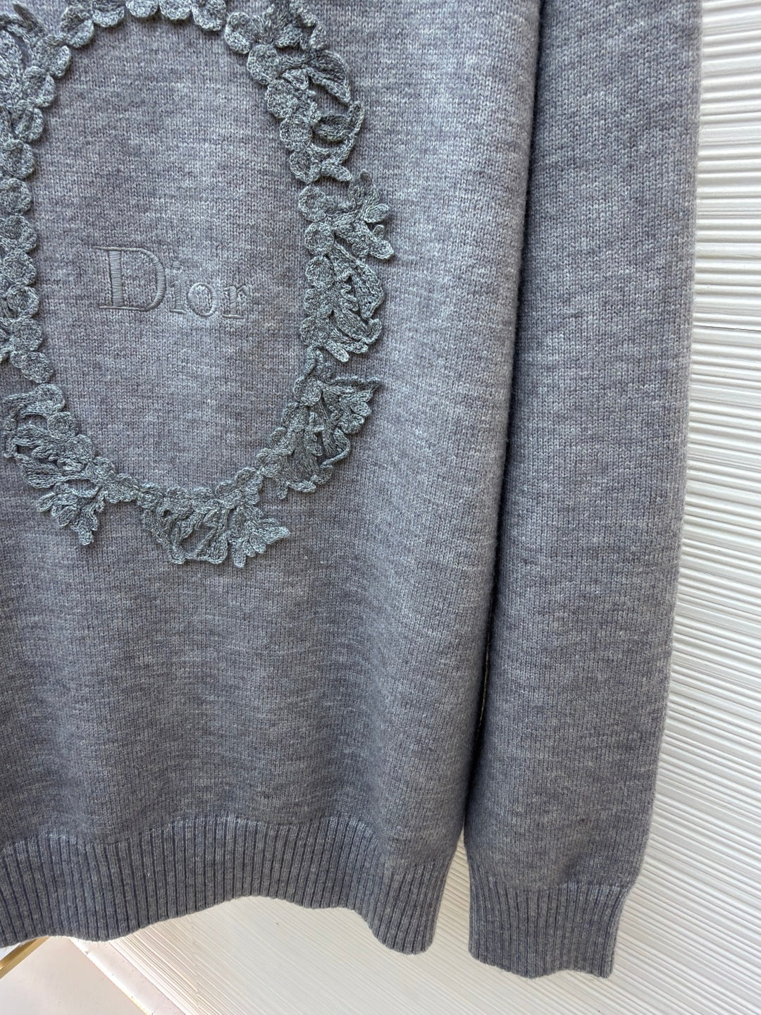 Embroidered Crewneck Sweater