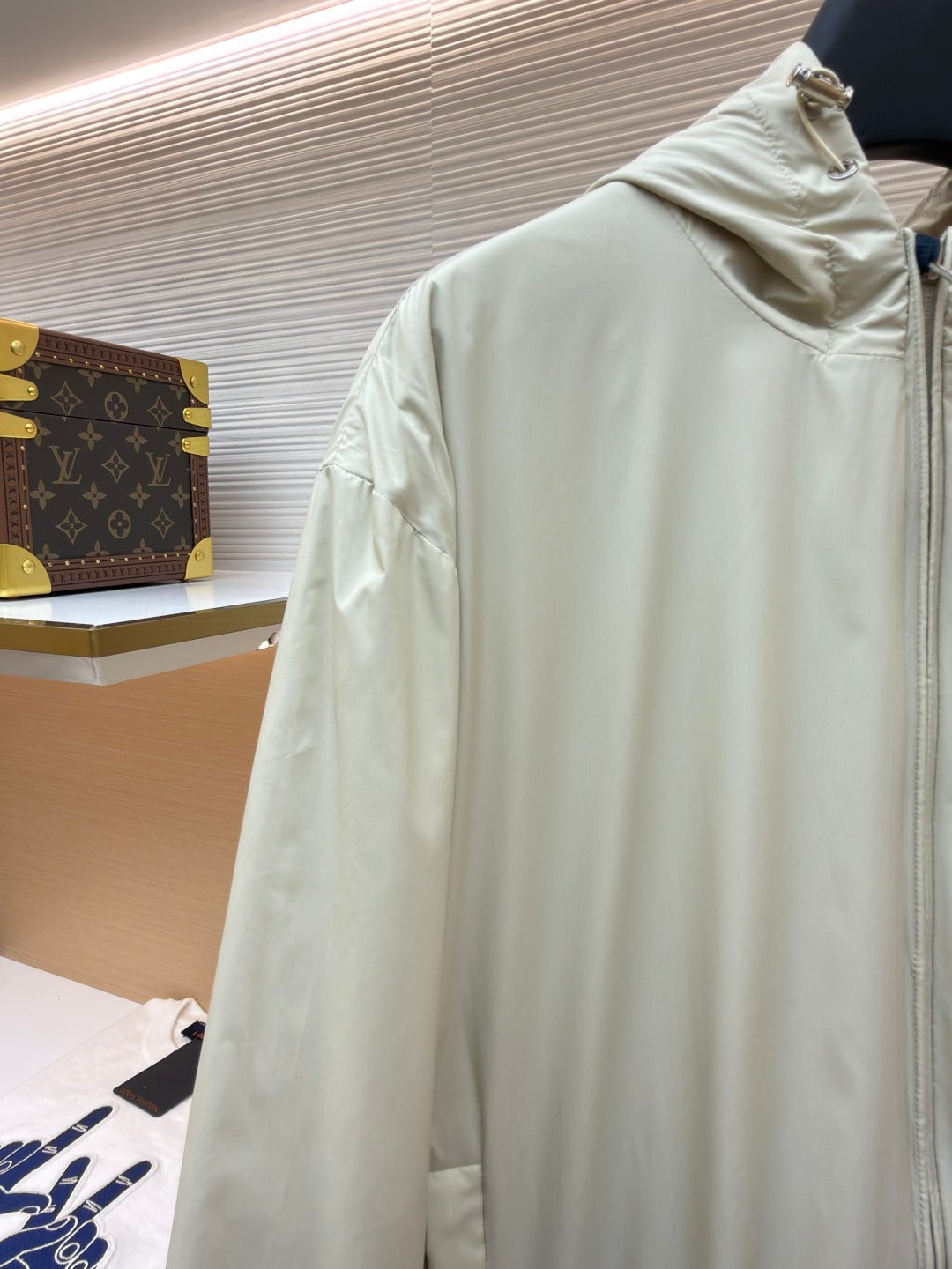 Logo Patch Hooded Jacket